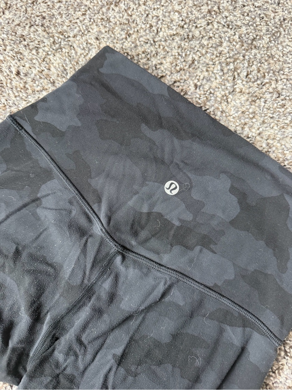 lululemon athletica Black Camo High-Rise Leggings
